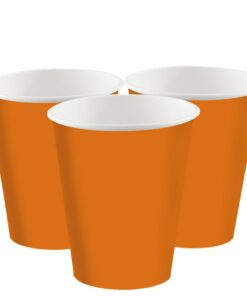 Orange Paper Cups