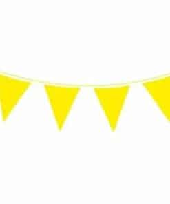 Yellow Plastic Bunting