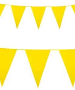 Yellow Plastic Bunting