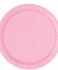 Baby Pink Paper Plates - 22cm