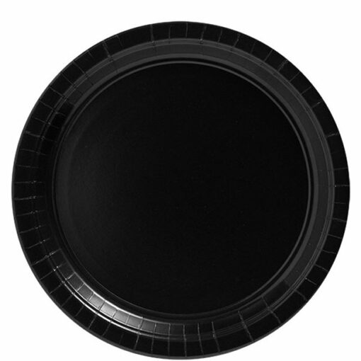 Black Paper Plates