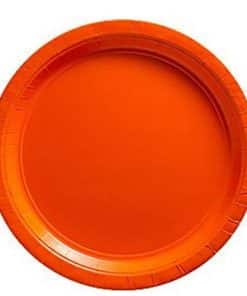Orange Party Paper Plates