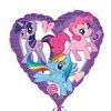 My Little Pony Party Heart Shaped Foil Balloon - 18"