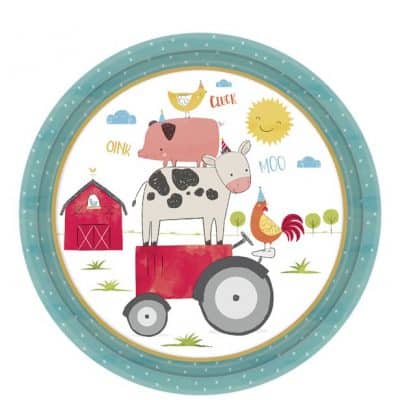 Barnyard Birthday Paper Plates