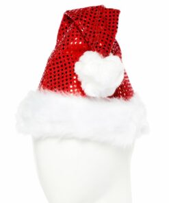 Alternative view of Sequin Santa Hat