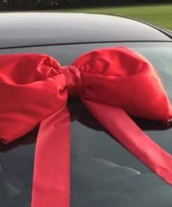 Red Satin Big Bow - 50cm