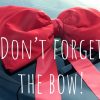 Red Satin Big Bow - 50cm