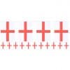 England Large Fabric Flag Bunting