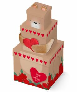 Love Bear Plush Stacker Boxes