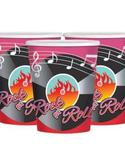 Rock n Roll 50s Classic Paper Cups