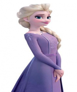 Disney Frozen 2 Elsa Violet Dress Lifesize Cardboard Cutout