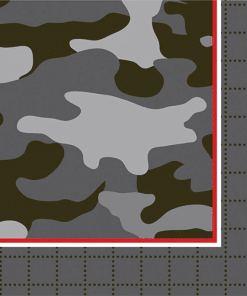 Military Camo Party Paper Napkins