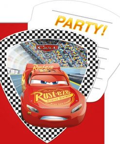 Disney Cars 3 Party Invites