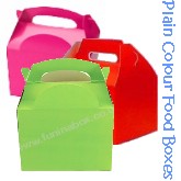 Plain Colour Food Boxes