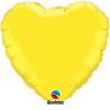 Yellow 18" Foil Heart Balloon