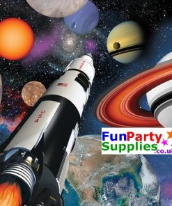 Space Blast Happy Birthday Napkins - 3ply Pk 16