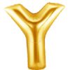 Gold Letter Y Giant Foil Balloon - 34"