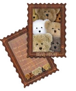 Boyd Bears Party Invites (Pk 6)