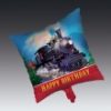 Steam Train Square Balloon