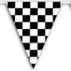 Black and White check Grand Prix bunting