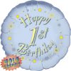 18 Inch First Birthday All Star Foil - uninflated - each