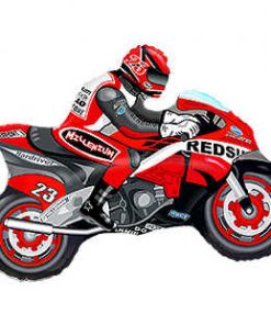 Red Motorbike Balloon – 91cm