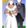 Wedding Couple Stand In  Cardboard Cutout