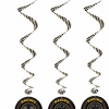 Grand Prix Racing Tyre Whirls Dangling cutout decoration (Pk 3)