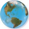 Planet Earth Design Round Balloon - 22"