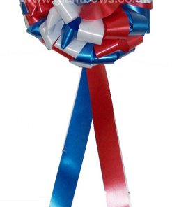 Red, White & Blue big bow - 30cm / 12" wide