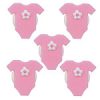Cake Decorations - Sugar Toppers - Pink Babygrows (5pk) 