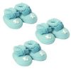 Cake Decorations - Sugar Toppers - Blue Booties (6pk) 