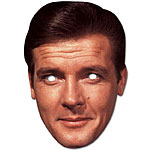 Roger Moore 007 James Bond Celebrity Mask, sports mask and 
