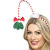 Christmas Mistletoe Kisses Headband