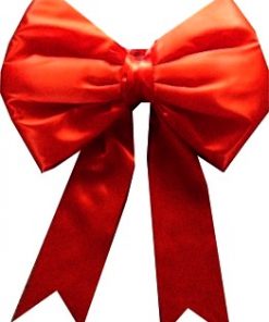 Big Red Satin Bow