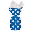 Polka Dots Blue Cello Bags pk20