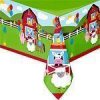 Farmhouse Fun Party Plastic Tablecover 137 x 274cm