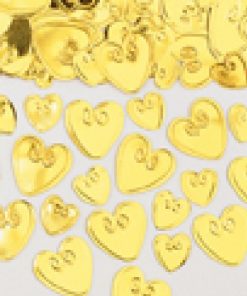 Gold Heart Table Confetti