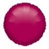 Fuchsia Pink Round Foil Balloon - 18"