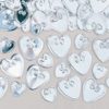 Silver Heart Table Confetti - 14g