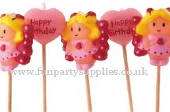 Fairy Princess Candles - pack of 5,