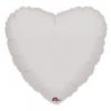 Silver 18" Foil Heart Foil Balloon