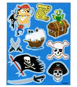 Pirate Sticker Sheet