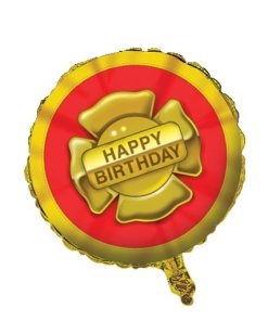 Fire Engine Fun 18" Foil Balloon