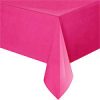 Bright Pink Plastic Tablecover