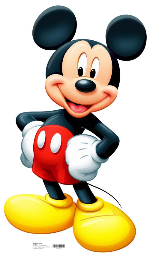 Mickey Mouse Cardboard Cutout - 107cm