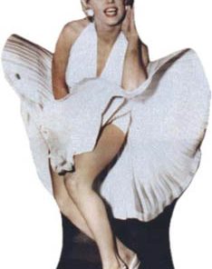 Marilyn Monroe (White Dress)  Life Size Cut Out - 1.5m