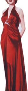 Marilyn Monroe (Red Dress) Life Size Cut Out - 1.7m