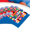 International Flag Party Paper Napkins