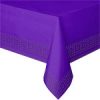Purple Tablecover, paper, seats 8